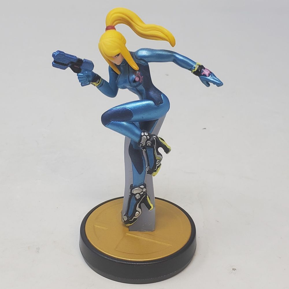 Nintendo Zero Suit Samus Amiibo Super Smash Bros Metroid Wii U